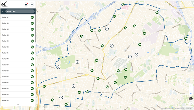 Plan montreuil Ruchers